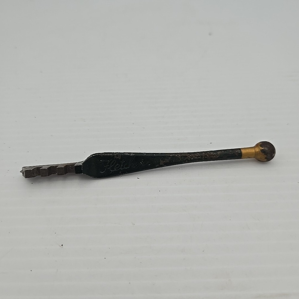 Vintage Fletcher Glass Cutter Model 02 Green Black 5 Inch Made in USA